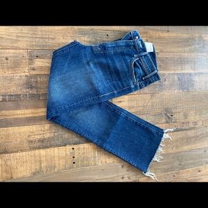 The Hustler ankle fray Mother jeans